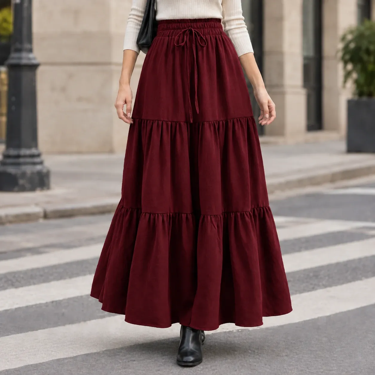 Guinevere Tiered Maxi Skirt — source gallery photograph 3