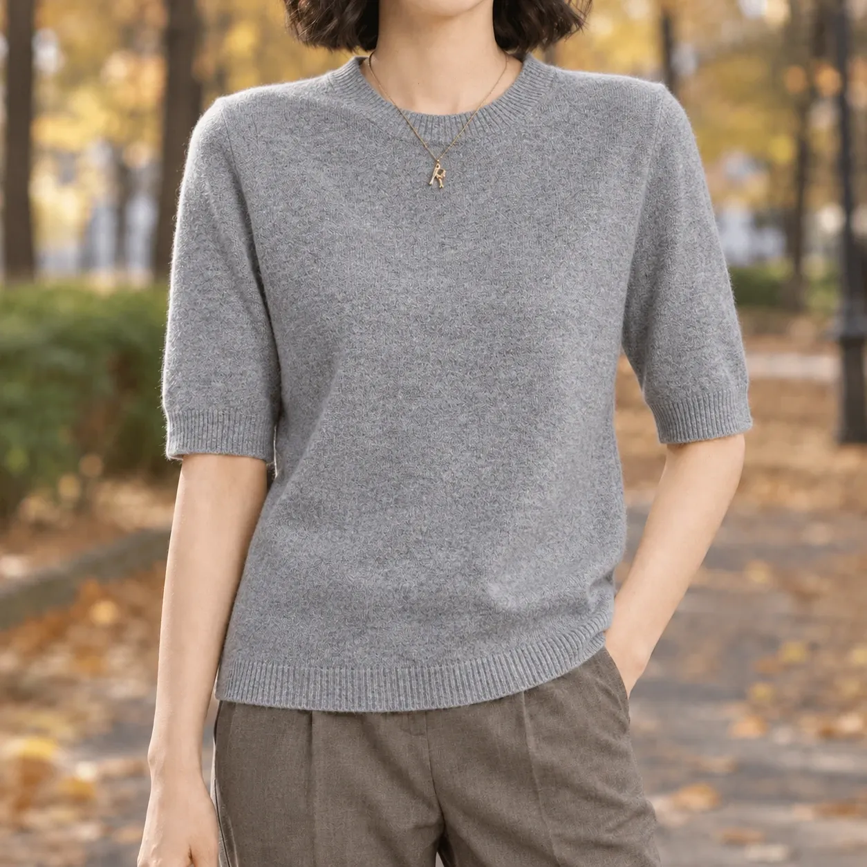 Adrienne Crew Neck Sweater — source gallery photograph 3