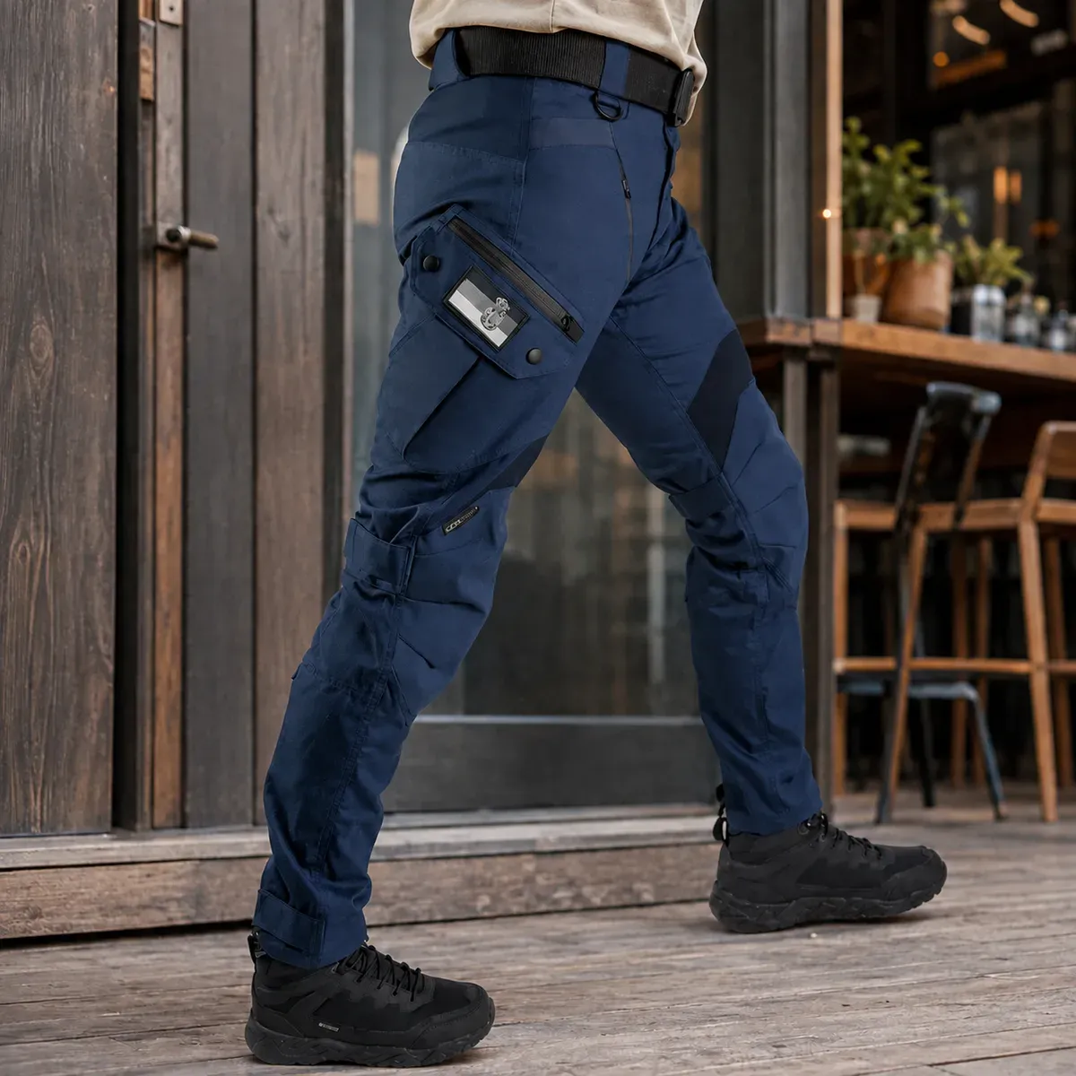 Gabriel Tactical Pants in Navy Blue