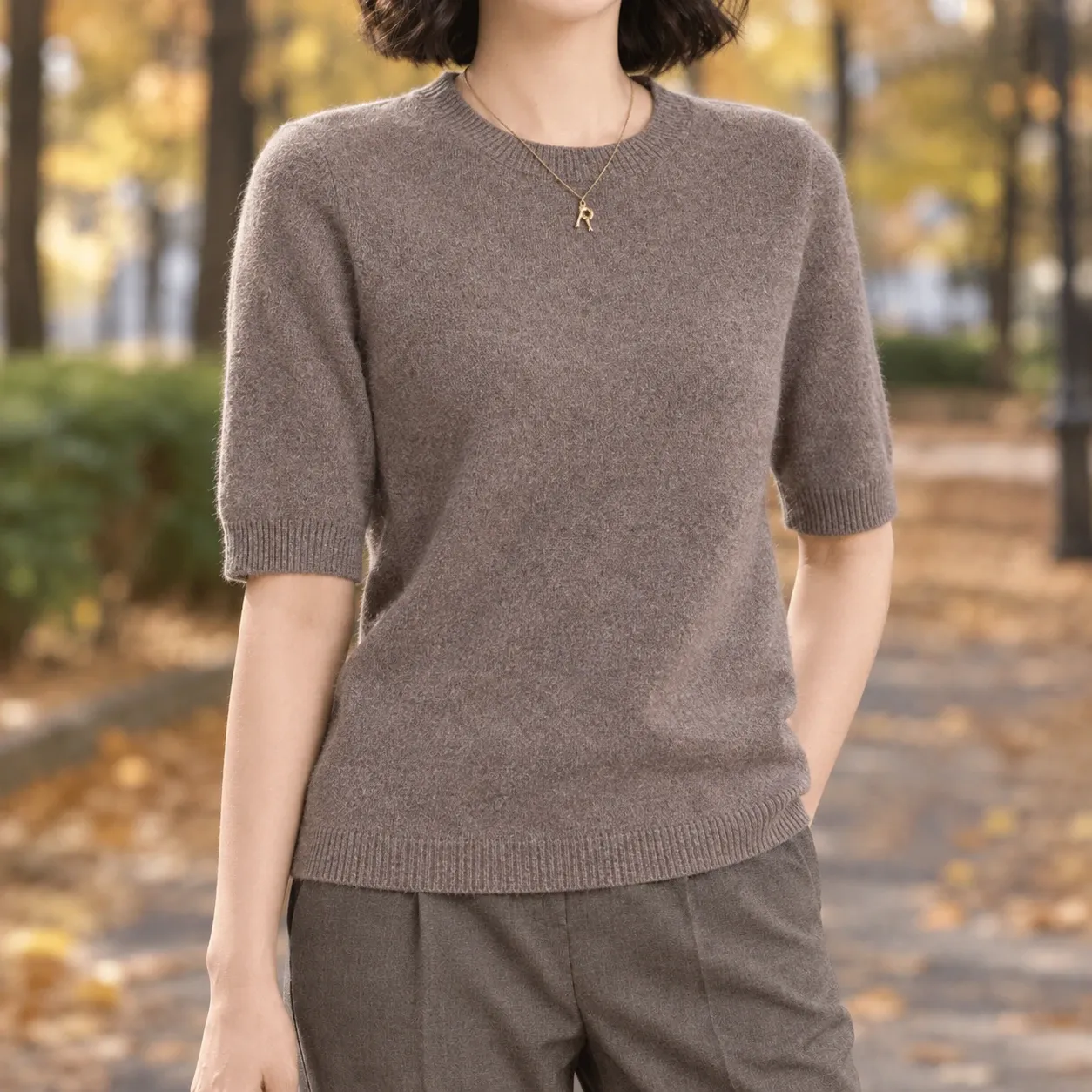 Adrienne Crew Neck Sweater — source gallery photograph 7