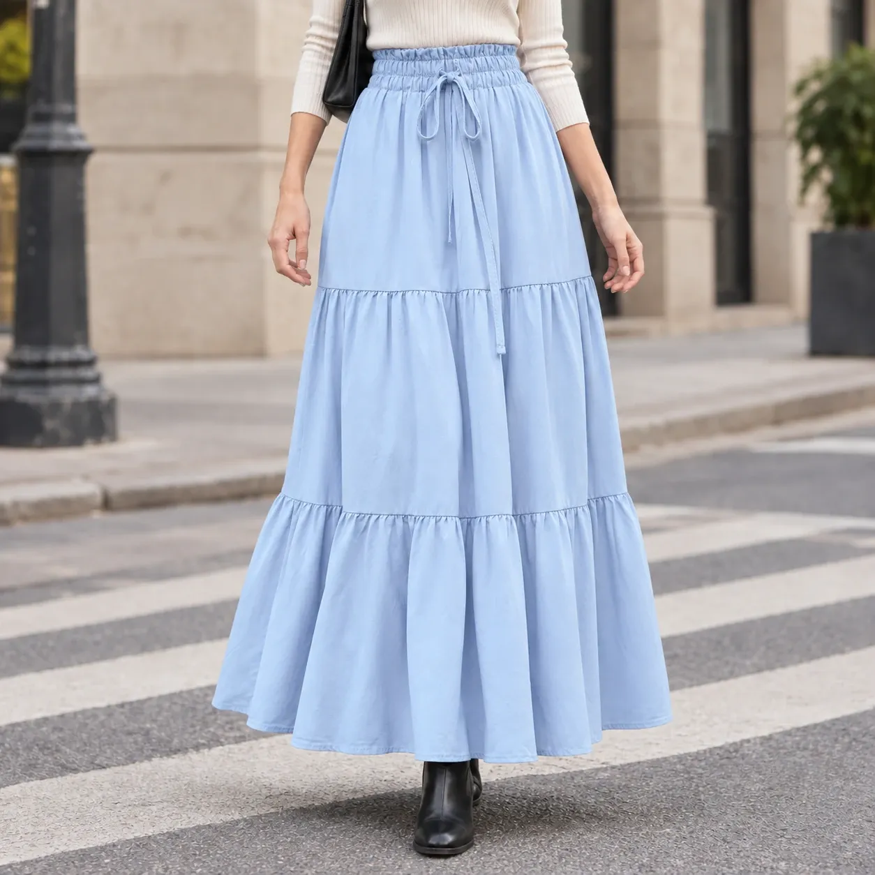 Guinevere Tiered Maxi Skirt — source gallery photograph 4