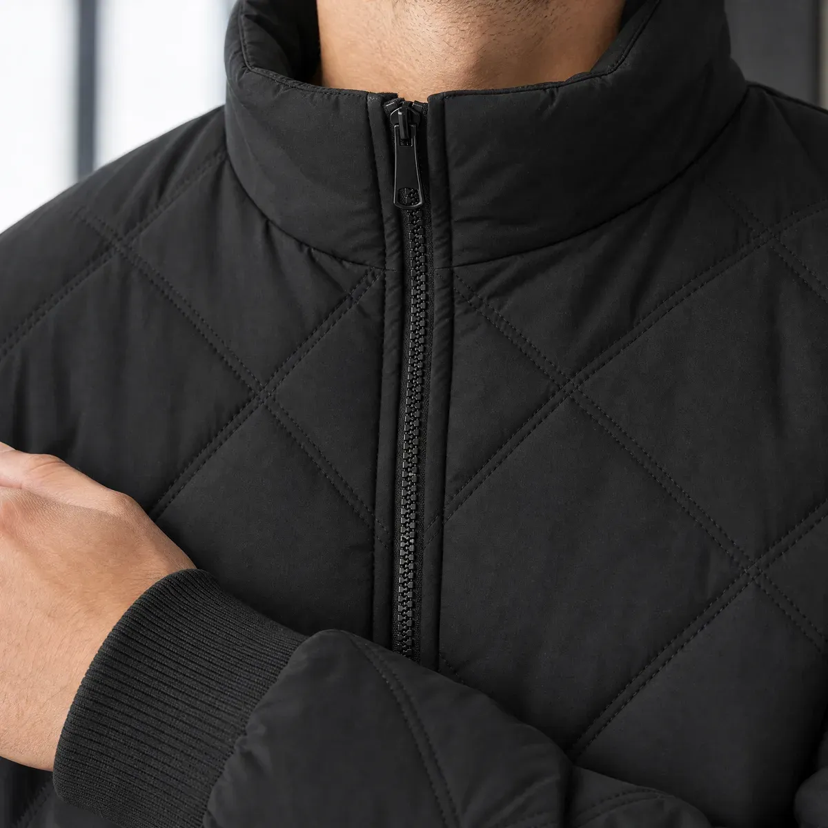 Octavian Quilted Jacket — detail