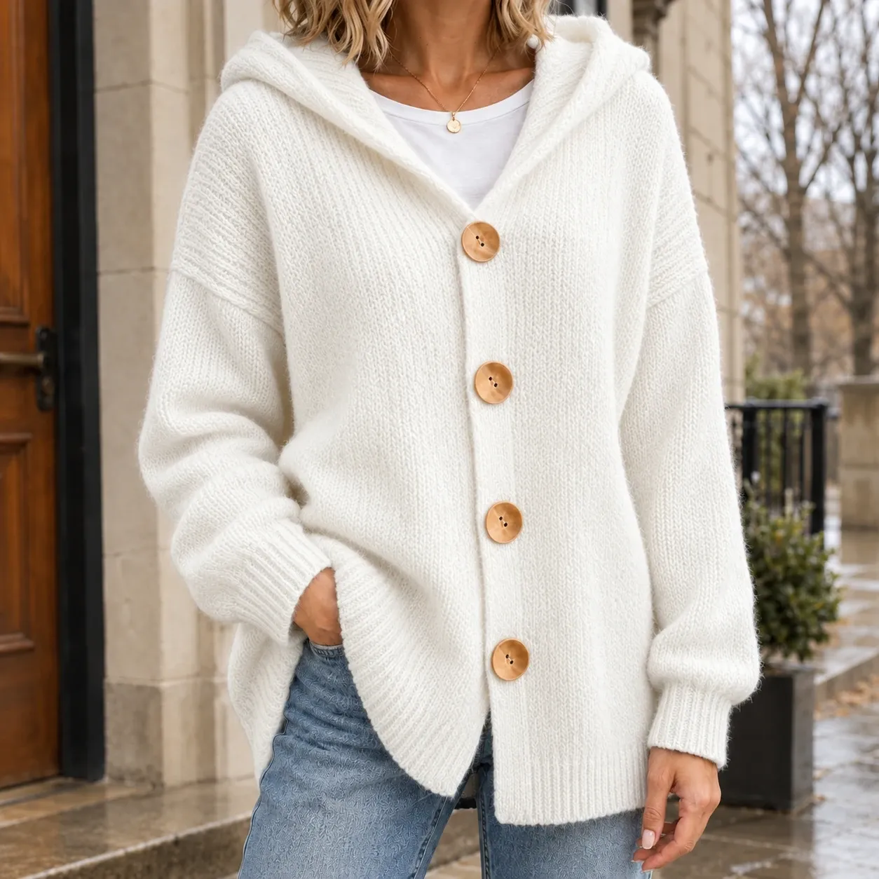 Katherine-June Hooded Cardigan — source gallery photograph 5