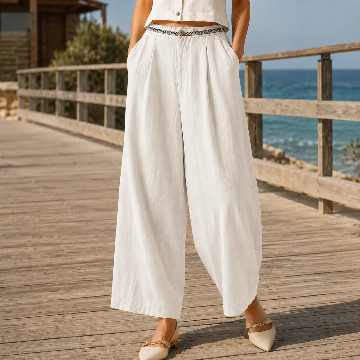 Ingrid Wide Leg Pants — gallery photograph 1