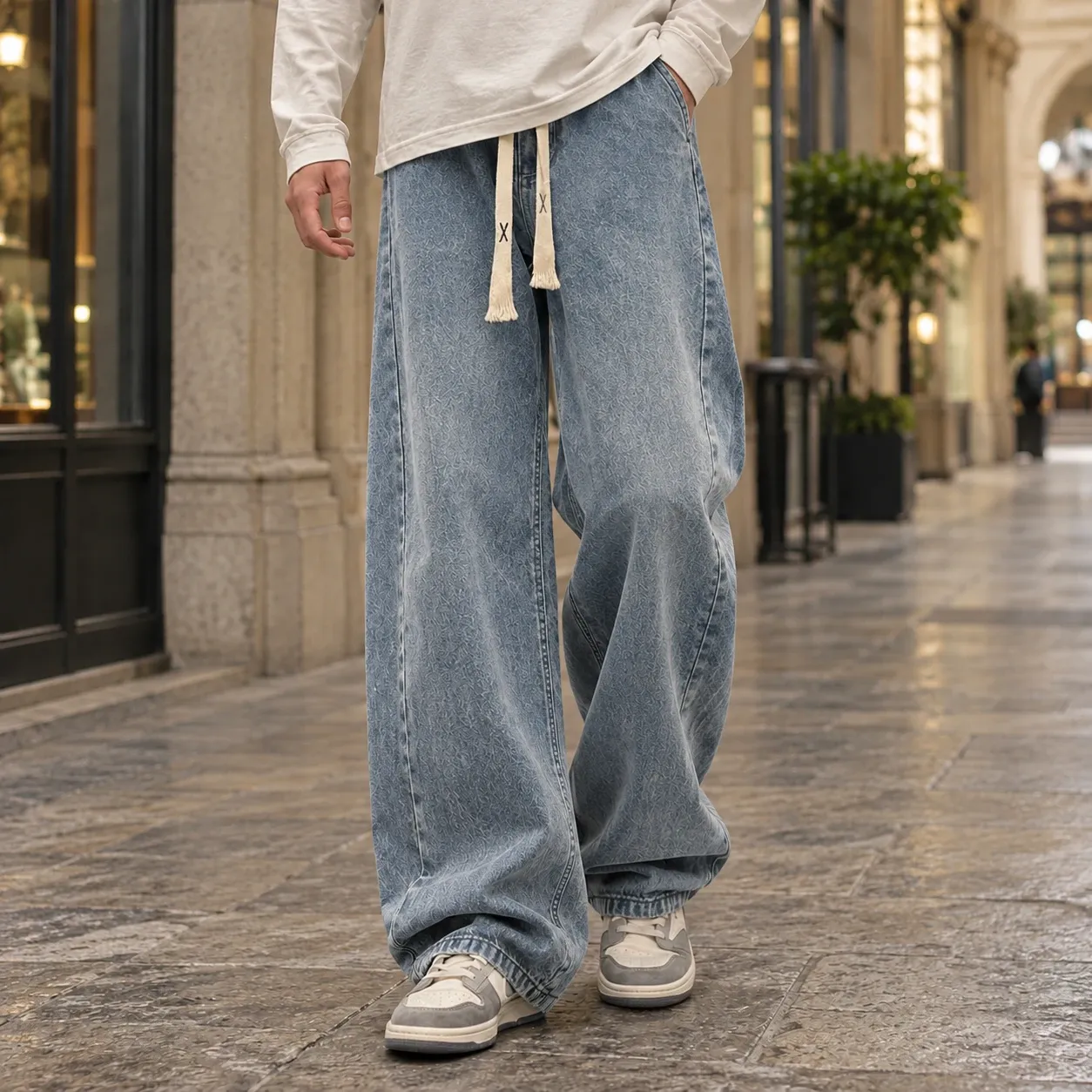 Marcus-Hayes Wide Leg Jeans — source gallery photograph 3