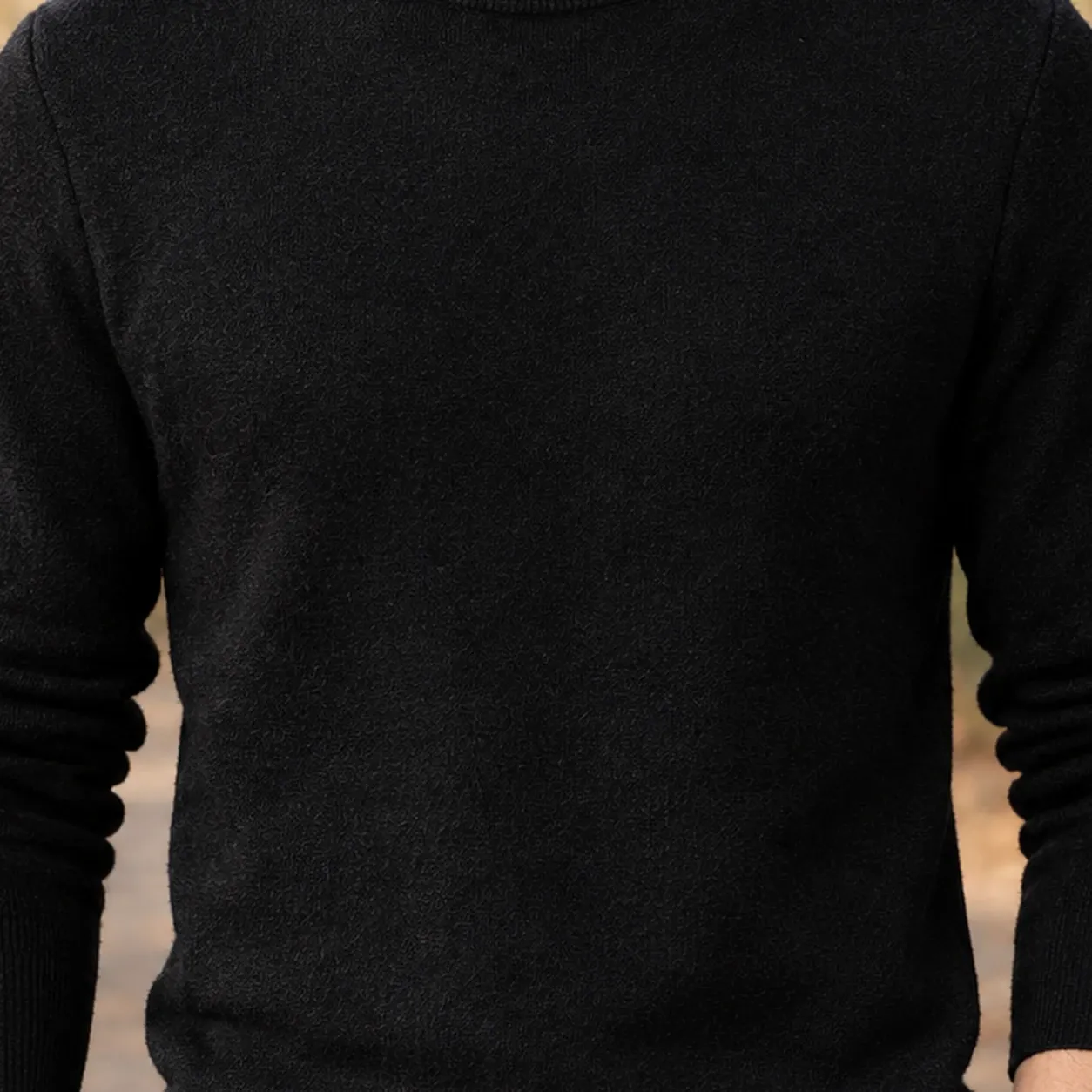 Lennox-Jude Mock Neck Sweater — source gallery photograph 2