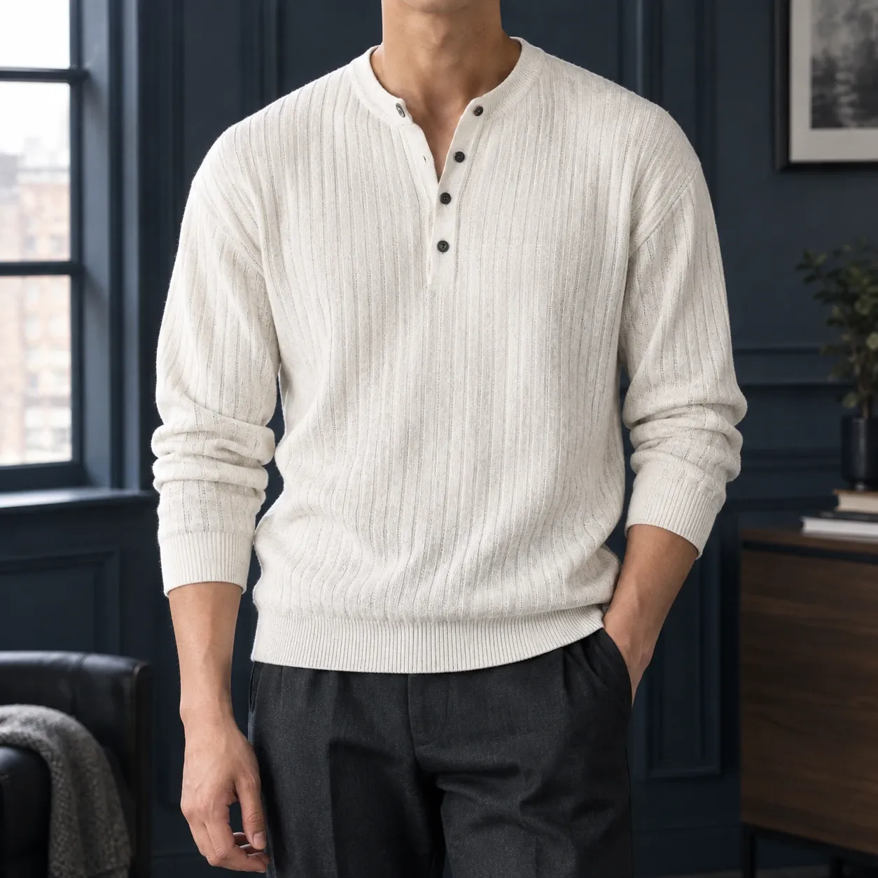 Nico Ribbed Sweater — source gallery photograph 1