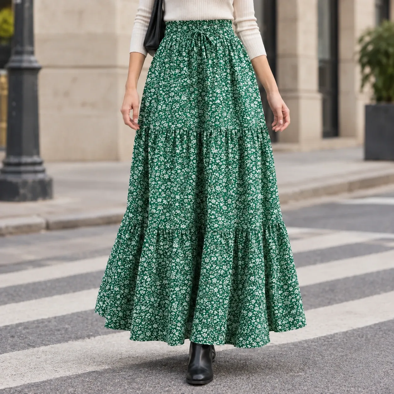 Guinevere Tiered Maxi Skirt — source gallery photograph 5