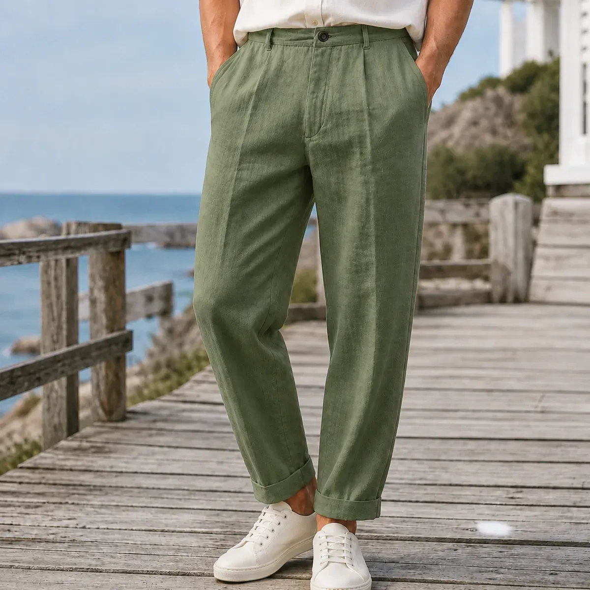 Holden Tapered Pants in Green