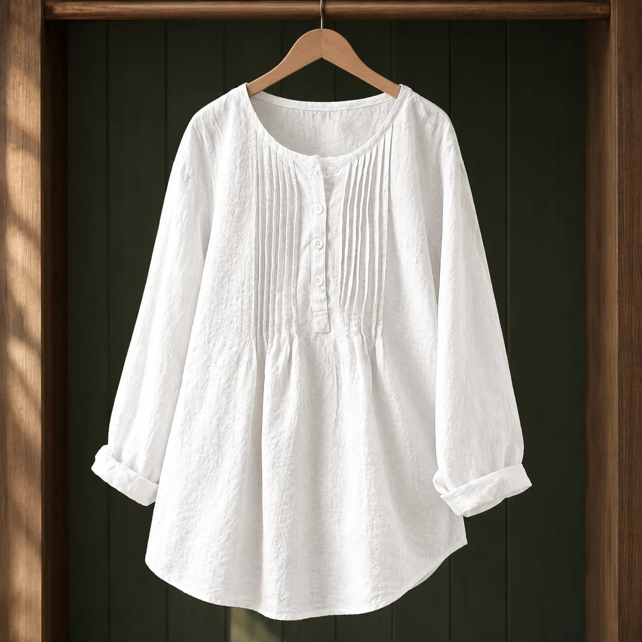 Delia-Rose Pintuck Blouse — source gallery photograph 1