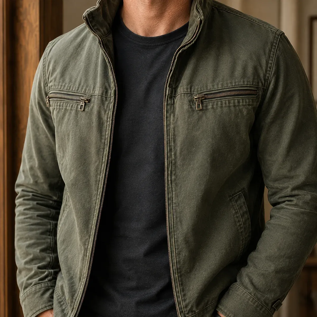 Theo Military Jacket — gallery photograph 3