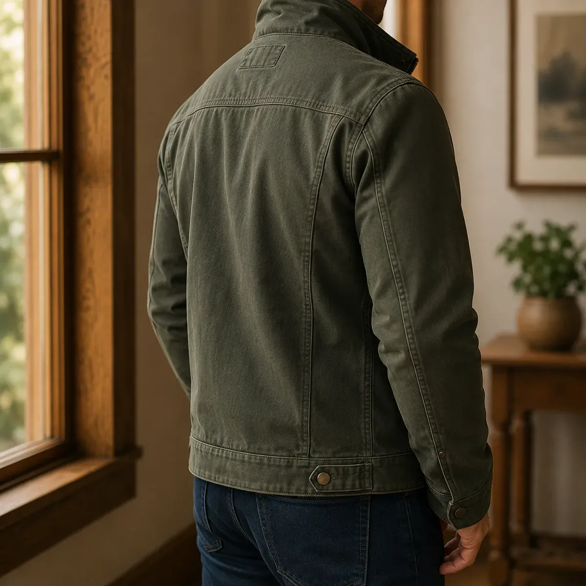 Theo Military Jacket — detail